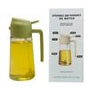 Botella Spray y Vertido de Aceite de Doble Propósito Botella Spray de Aceite de Cocina Botella Spray de Aceite Atomizado para el Hogar Todo en Uno Tipo Push Botella Spray de Aceite de Oliva