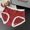 Falda Xiaolan W012 Agradable a la Piel Suave Cera Lijado Ropa Interior para Mujer Cintura Media Cachemir Alta Elasticidad Moldeador de Cadera Pantalones Cortos de Triángulo para Niña