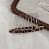 Corea del Sur Dongdaemun Peine de Pelo de Leopardo Tarjeta para el Pelo Disco de Pelo Acrílico Peine de Pelo Flequillo Accesorios para el Pelo Pinza para Mujer