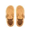Nuevos Zapatos Peludos de Punta Redonda para Mujer Otoño/Invierno 2026, Estilo Coreano con Hebilla, Forrados de Lana, Mocasines Planos Casuales de Lana