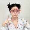 Gafas Divertidas de Oso, Accesorios Decorativos de Foto de Dibujos Animados, Juguete de Gafas de Sol con Forma de Animal para Fiesta de Cumpleaños