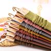 Meias casuais de algodão de cor sólida para mulheres, coleção primavera e verão, estilo acadêmico japonês ins, meias de cano alto com barra enrolada, primeira geração de cabelo