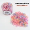 Elásticos de Borracha Coloridos Descartáveis Espessos para Cabelo Infantil, Prendedores de Cabelo para Bebê Que Não Danificam o Cabelo, Acessórios de Cabelo de Alta Elasticidade para Meninas