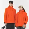 Jaqueta Corta-Vento Três-Em-Um para Exterior 0,05kg para Mulheres Nova Jaqueta Softshell com Capuz para Homens Roupa de Montanhismo Impermeável para Casal