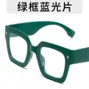 Novos Óculos de Sol Quadrados de Armação Grande Estilo Europeu e Americano Transfronteiriços Que Fazem o Rosto Parecer Menor, Versáteis para o Dia a Dia e Essenciais para Saídas da Moda