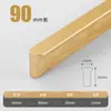 Armario de Aleación de Aluminio Negro Nuevo Manija Extra Larga Cajón Puerta de Armario Gabinete Arco Dorado Moderno Manija Simple