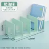 Estantería de Escritorio Soporte para Libros Organizador de Escritorio para Estudiantes Caja de Almacenamiento de Libros Divisor Portafolio de Almacenamiento de Moda