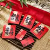 Tarjeta de Pensamiento de Siete Colores para Año Nuevo Chino Tarjeta Festiva Tarjeta de Flores para Ramo DIY Pegatina Empaque de Flores