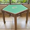 Mesa pentagonal de madera maciza ajedrez y juego de cartas mesa Guandan mesa hexagonal Gouji mesa pata de perro mesa Dou Dizhu mesa Baohuang octagonal