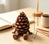 Ornamentos de Árvore de Natal Ondulados Mais Vendidos Transfronteiriços Estilo Simples Jovens Atmosfera de Natal em Casa Ornamento de Mesa