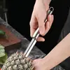Acero inoxidable excavador de piña descorazonador de piña cláusula larga descorazonador de piña excavador de semillas utensilio de cocina