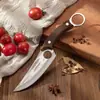 Cuchillo de Carnicero Forjado, Cuchillo para Deshuesar, Matanza de Cerdo, Oveja, Cuchillo para Vender Carne, Cuchillo Afilado para Pelar y Dividir, Cuchillo de Carnicero, Cuchillo para Deshuesar