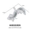 Resina epoxi gota de pegamento gecko rana caracol molde de silicona diy estéreo caracol gecko molde de animal pequeño