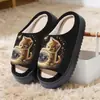 Zapatillas de Lino y Algodón con Dibujos Especialmente Diseñadas para Cruce de Fronteras, Zapatillas de Primavera, Verano y Otoño para Parejas de Hombres y Mujeres, Pies, Fábrica Jit de Cruce de Fronteras, Dropshipping