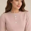 Joyería de moda retro para comercio exterior europeo y americano, accesorios de lentejuelas para fotografía callejera, collar simple de múltiples capas redondo brillante para clavícula de mujer