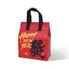 Bolsas Aisladas para Llevar Personalizadas de Año Nuevo, Bolsas Desechables de Tela No Tejida para Empaque, Bolsas Tote Comerciales de Papel de Aluminio para Entrega de Alimentos