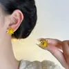 Pendientes Minimalistas de Fuegos Artificiales 3D para Mujer, Diseño de Nicho Estilo Ins, Elegantes y Versátiles, Pendientes Geniales y Únicos