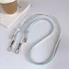 Cor Sólida Multitom Couro de Luxo Fivela de Metal Alça Transversal Ajustável Alça de Pescoço Adequado para Bolsas de Celular Cordão Feminino