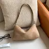 Bolsa Retrô de Camurça Transfronteiriça Moda Pequena Quadrada de Mão Outono e Inverno Nova Tendência Estampa de Leopardo Bolsa de Ombro para Axila para Mulheres