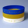 Venta al por mayor de fábrica Pulseras de Silicona con Mantra del Bodhisattva Manjushri, Pulseras de Goma Suave de Templo para Devotos, Pulseras de Oración Budista