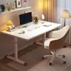 Mesa elevadora móvil de manivela para el hogar, escritorio de estudio para niños, escritorio de escritura para estudiantes en el dormitorio, escritorio de oficina para computadora de escritorio