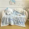 Manta de Cordero de Dibujos Animados Sanrio Manta de Terciopelo Espesa Otoño e Invierno Manta Chal Cálida Manta para Siesta en Sofá Manta para Dormir
