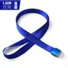 Lanyard de Aleación de Aluminio en Stock, Hebilla Creativa de Metal de 1.5 cm de Ancho, Lanyard para Tarjeta de Identificación de Trabajo con Impresión de Logo, Directo del Fabricante