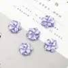 Resina flor de crisantemo pequeña arrugada liga para el pelo pendientes materiales diy hecho a mano banda elástica para el pelo pendientes pasadores accesorios para el pelo