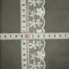Renda Bordada de Seda Leite Renda de Malha Renda Lolita Punho Saia Renda Malha Renda de Seda Leite