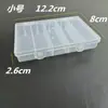 Caixa Organizadora de Plástico Transparente Personalizada Caixa Organizadora de Mesa Caixa de Peças Caixa de Joias Caixa de Ferramentas para Ferragens Caixa de Acessórios de Pesca