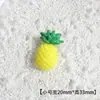 Accesorios de Resina Serie Frutas Artificiales DIY Pegamento de Crema Agujero para Pasador de Pelo Material para Joyería de Zapatos Accesorios de Imán para Refrigerador