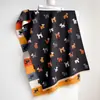 Bufanda Jacquard de Cachorro Rizado de Dibujos Animados Otoño/Invierno 2026 para Mujer Chal Grande Grueso y Cálido Estilo Coreano Versátil Calentador de Cuello con Borlas