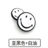 Nuevo Hebilla Decorativa de Aceite con Cara Sonriente Botones para Ropa Infantil Botones de Pie Alto Cosidos a Mano Botones de Doble Color Ropa Infantil Botones Metálicos