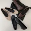 Zapatos de Cuña Baja a Cuadros a Juego Estilo Coreano con Lazo Zapatos de Leche 2025 Nuevos Zapatos Planos con Tacón Interior de Piel de Vaca