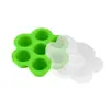 Caja de silicona de 7 compartimentos para suplementos alimenticios caja de suplementos para alimentos de bebé caja de hielo para sub-empaque molde de hielo con tapa molde de hielo suministro transfronterizo de Amazon