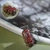 Accesorio Pequeño Pixiu Tallado en Ébano con Riqueza, Accesorio de Cuentas Sueltas de Artesanía de Secuoya, Cuenta de Cabeza de Madera para DIY