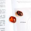 Accesorios de joyería DIY al por mayor, pendientes de cuentas de ámbar de imitación acrílicos con personalidad simple, material para accesorios colgantes
