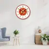 Reloj de Pared Silencioso Estilo Chino Nuevo Hengli con el Carácter 'Fu' para Sala de Estar, Reloj Decorativo Creativo Simple Estilo Chino, Personalizable