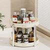 Estante de almacenamiento de cocina, estante giratorio multicapa para el hogar, para artículos diversos, suministros de cocina, estante de acabado para condimentos de pie.
