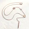 Popular Precio Especial Moda y Temperamento Dulce Sonido de Amor Acero de Titanio Silbato Clavícula Collar de Amor para Mujer de Alta Calidad con Preservación de Color