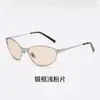 Nuevas Gafas de Sol Metálicas Ojo de Gato para Hombre Estilo Y2K Milenio Chica Popular para Mujer Moda Transfronteriza Tendencia