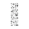 Corea del Sur Explosiones Pegatinas de Perro Blanco Ins Coreano Lindo Dibujo Animado Animal Pegatinas Creativas Tarjeta Goo Cuenta Manual Pegatinas Diy