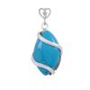 Comercio exterior transfronterizo joyería al por mayor colgante ovalado de cristal natural collar de línea simple ojo de caballo femenino versátil sensación de alta gama