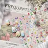 Tomoni Pegatina para Uñas Jelly Material para Arte de Uñas Pegatina Linda para Uñas de Niños Papel de Pegatina con Joyas de Sandía y Helado Arte de Uñas