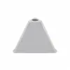 Em estoque cone de treinamento marcador triangular com furo pode inserir vara marcador de ponto barril futebol basquete agilidade slalom cone de marcação de campo
