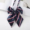 Camisa de Mujer con Cuello de Vestir con Cordones Gratis Mariposa Banco de la Bahía Vestido para Personal de Hotel Ropa de Trabajo Corbata Corbata de Moño Mujer