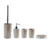 Juego de baño de plástico de cinco piezas fabricantes mayoreo juego de baño para lavar de cinco piezas baño hogar vaso para enjuague bucal cepillo cinco piezas