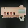 Esterilizador de cepillos de dientes inteligente directo de fábrica Portacepillos de dientes UV montado en la pared sin perforaciones Exprimidor automático de pasta de dientes