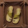 Sandalias de Malla para Mujer para Verano 2026, Nuevo Estilo para Uso al Aire Libre, Exquisito Diseño de Nicho de Tacón Bajo, Zapatos Romanos Retro de Playa
