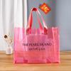 Bolso de mano transparente de PVC con láser mágico, ideal para celebridades de Internet, bolso de hombro, bolsa de regalo con embalaje de gelatina, bolsa de plástico para compras.